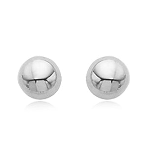 Sterling Silver12mm Polished Button