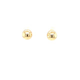 14K Yellow Gold 7mm Ball Stud Earrings