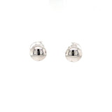 Sterling Silver 7mm Flat Bead Earring