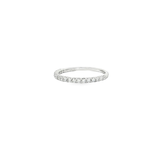 14k White Gold Shared Prong Diamond Band