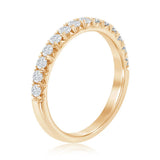 14k Yellow Gold Diamond Band