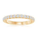 14k Yellow Gold Diamond Band