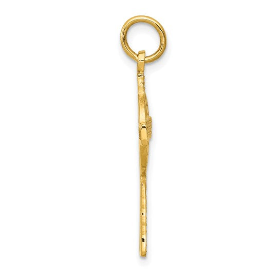 14ky Gold Celtic Cross Pendant