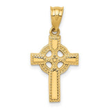 14ky Gold Celtic Cross Pendant