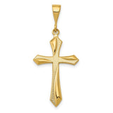 14KY Gold Passion Cross Pendant