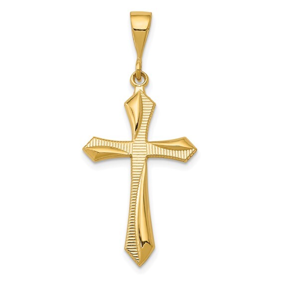 14KY Gold Passion Cross Pendant