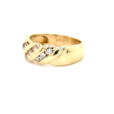 ESTATE 14K YELLOW GOLD RING WITH .40TCW AND HIGH POLISH SHINE