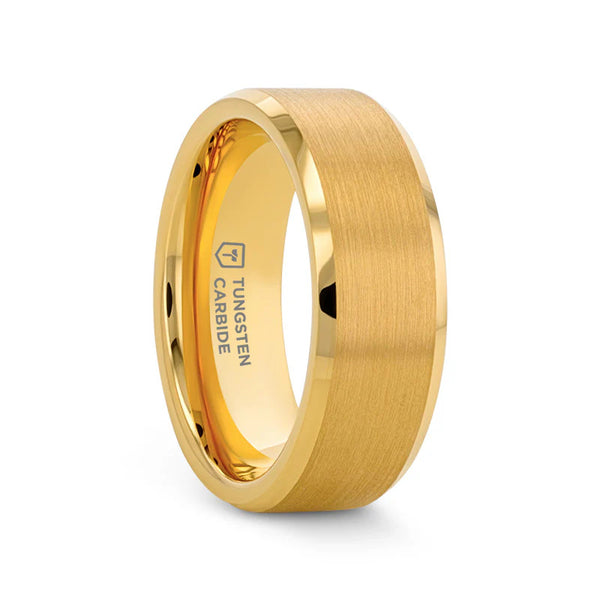 HONOR Gold Plated Tungsten Band - 6mm