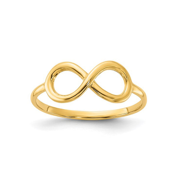 14K Yellow Gold Infinity Ring