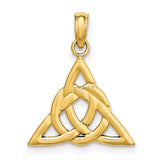 14KY Gold Celtic Trinity Knot Pendant