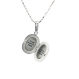 18-20" Sterling Silver Oval Locket