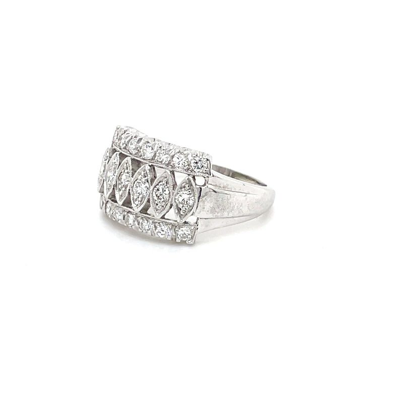 Estate 14K White Gold 5/8ctw Diamond Ring