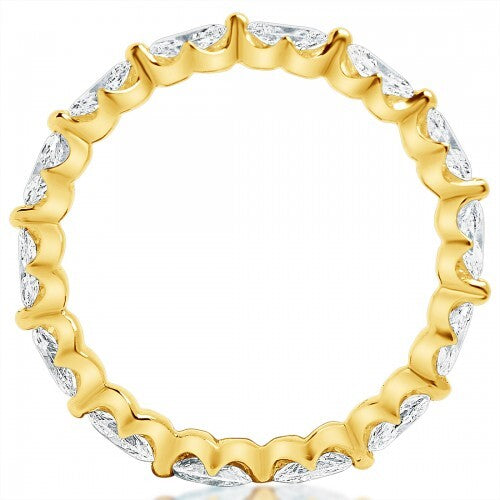 MTO – East-West Marquise Eternity Band (1.26ctw Diamonds)