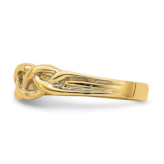 14KY Gold Braided Knot Ring