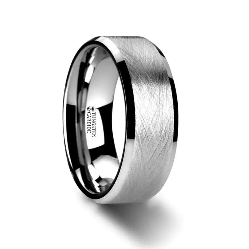 THORNE Wire Brushed Tungsten Band