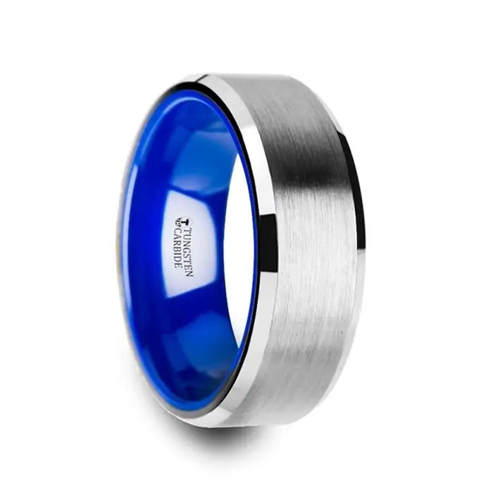 SIRIUS Tungsten Band with Deep Blue Sleeve